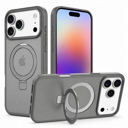 Grey MagSafe iPhone 18 Pro Max Case Shockproof Protective Phone Cover