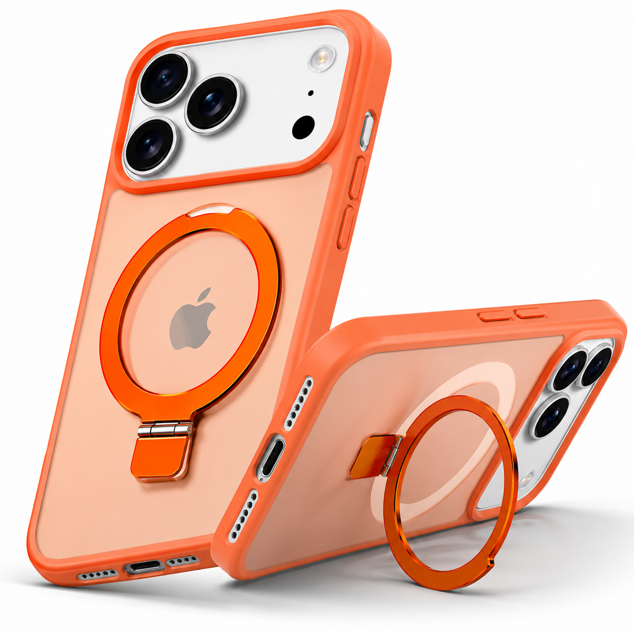 Orange Protective Phone Cover, Military Grade Case, Impact Resistant Mobile Case