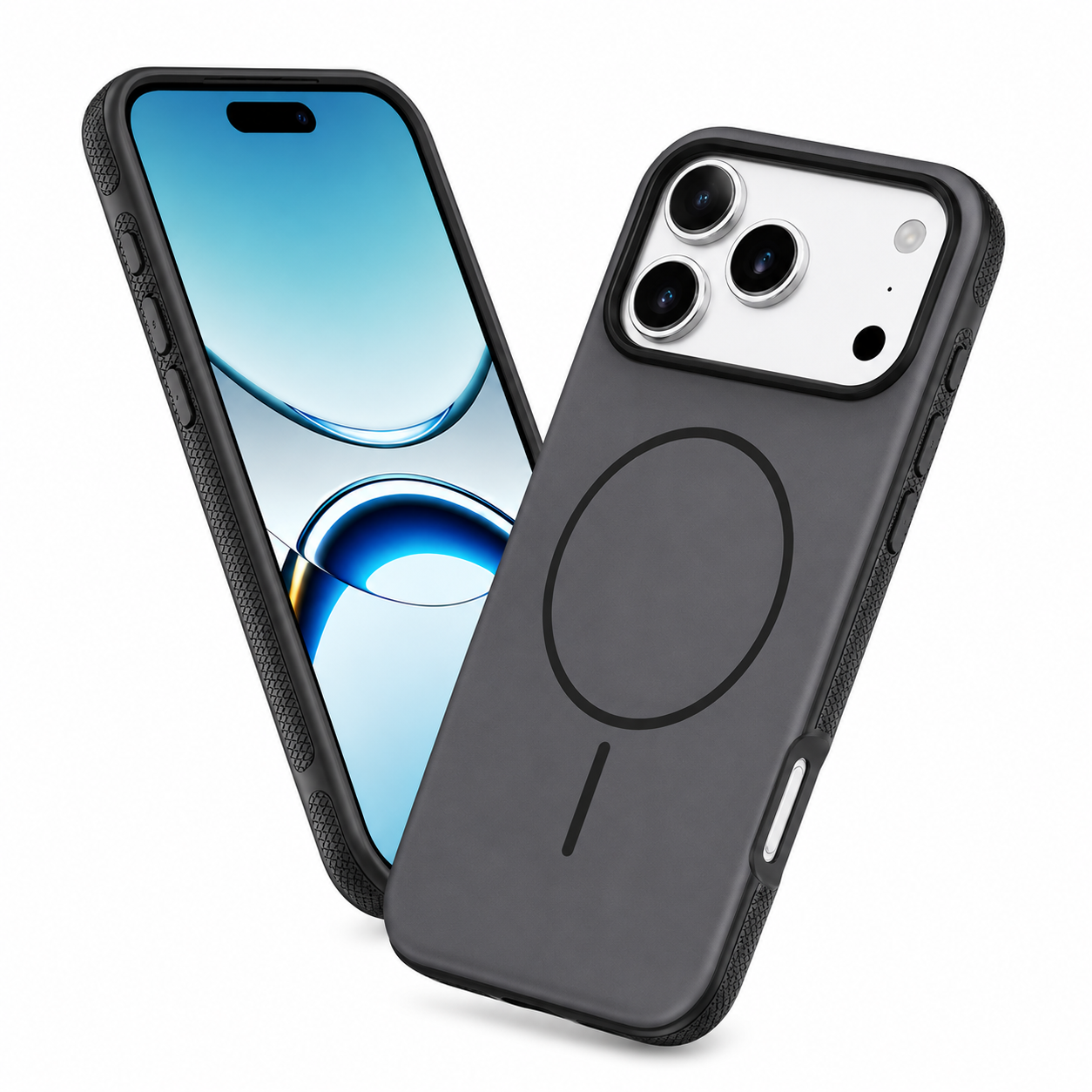Luxury Black iPhone 17 Pro Max Cover, Magnetic MagSafe Case, Premium Protective Case, Designer Phone Case