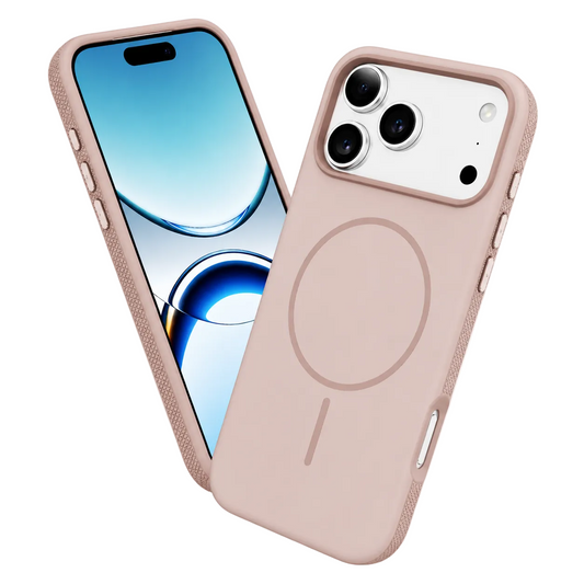 Rose Gold MagSafe iPhone 18 Pro Max Case, Luxury Phone Cover, Shockproof Protective Case