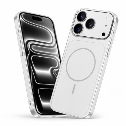 Impact Resistant Silver Protective Case for Apple iPhone 18 Pro Max Camera Protection