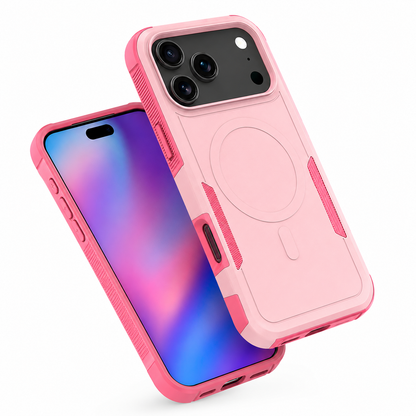 Apple iPhone 17 Pro Max Case, Pink MagSafe Protective Cover, Premium Smartphone Case