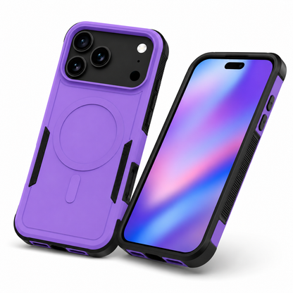 Apple iPhone 17 Pro Max Cover, Deep Purple Magnetic Phone Case, Premium Protective Case