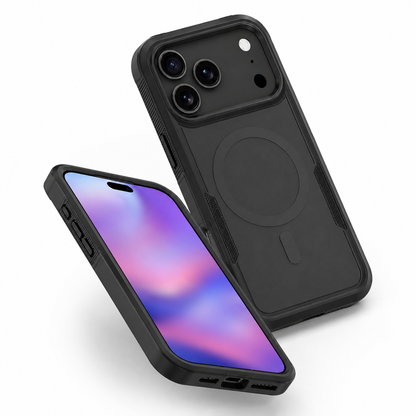 Premium Black iPhone 17 Pro Max Case, Magnetic Protective Phone Case, Durable Mobile Phone Cover