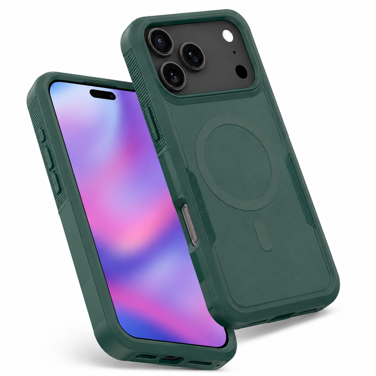 Premium Midnight Green iPhone 17 Pro Max Case Protective Smartphone Case Drop Protection Cover