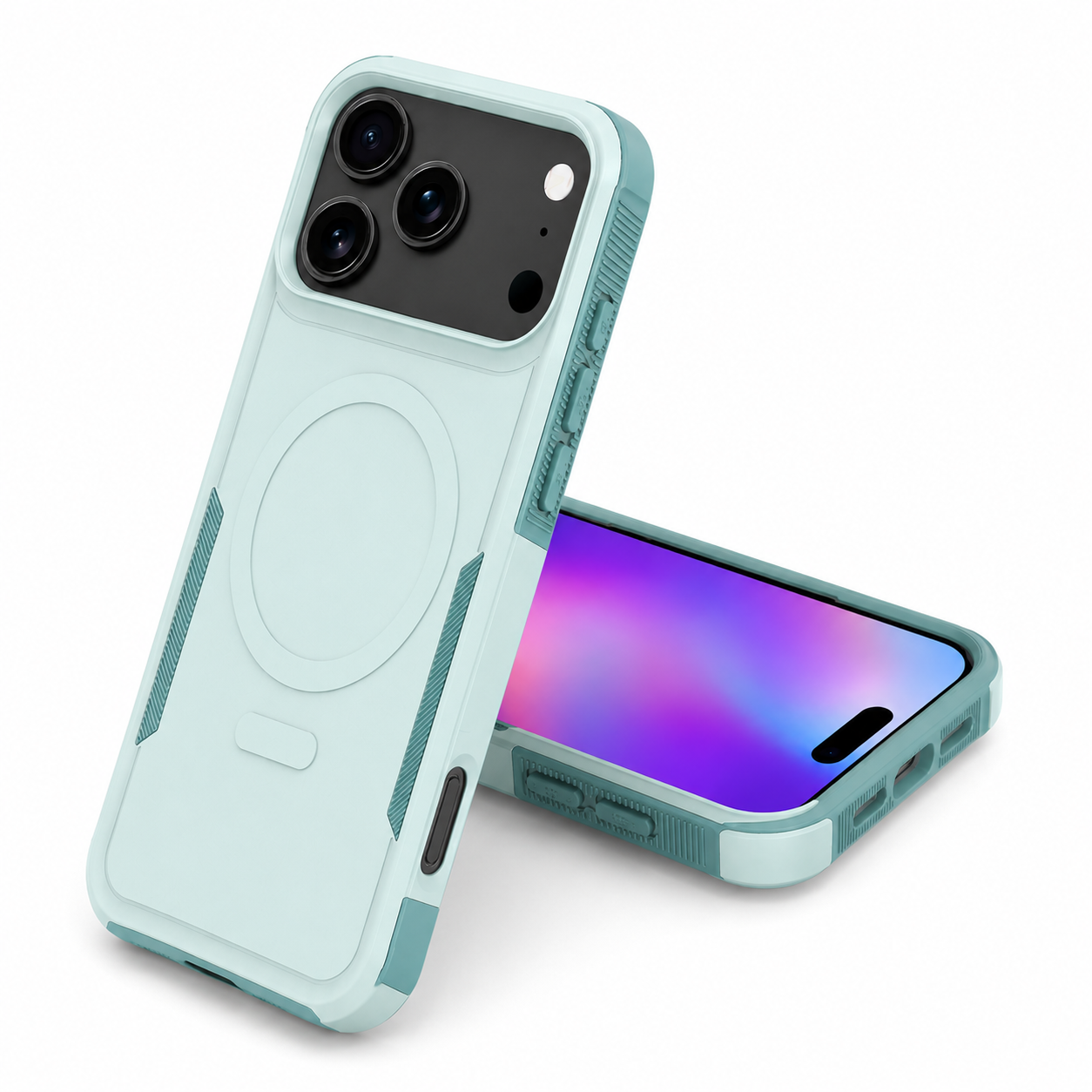 Premium Teal Phone Case Slim Protective Mobile Cover for Apple iPhone 17 Pro