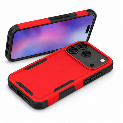Apple iPhone 17 Pro Max Protective Case - Slim Red Cell Phone Cover