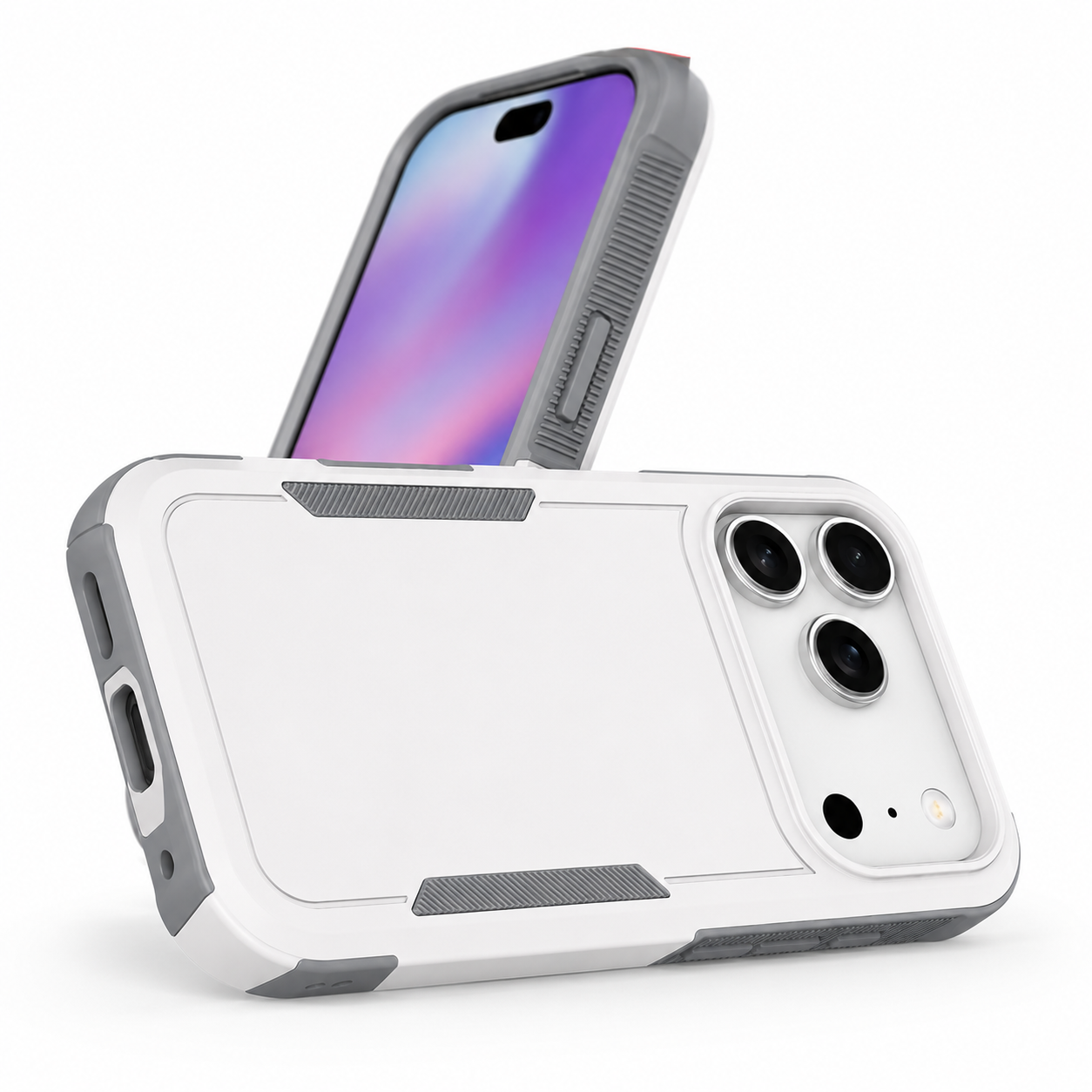 Apple iPhone 17 Pro Max White Protective Phone Case Shockproof Mobile Cover