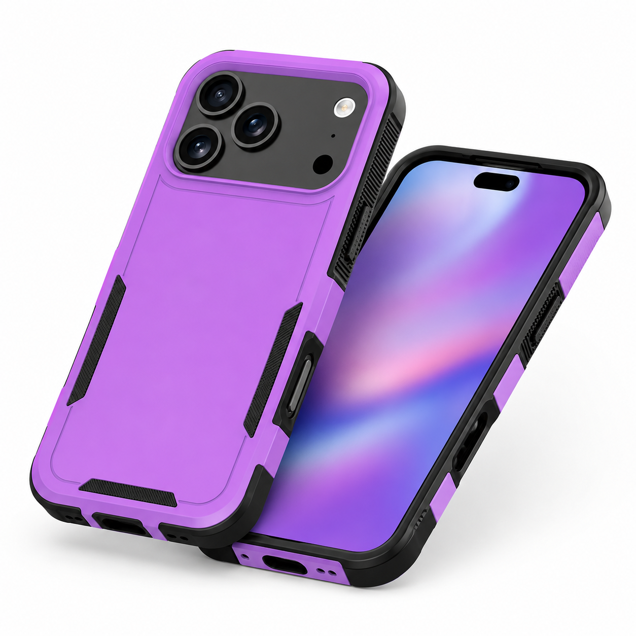 Apple iPhone 17 Pro Max Cover, Purple Phone Case, Protective Smartphone Case