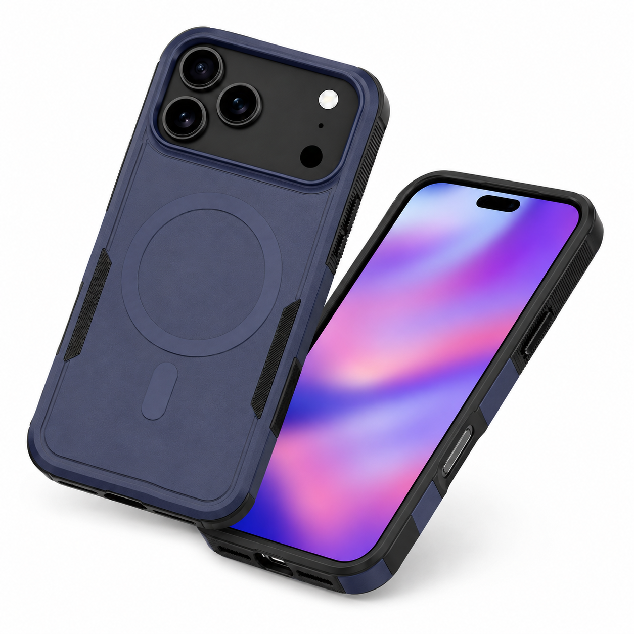 Apple iPhone 17 Pro Max Protective Case with Military Grade Drop Protection in Navy