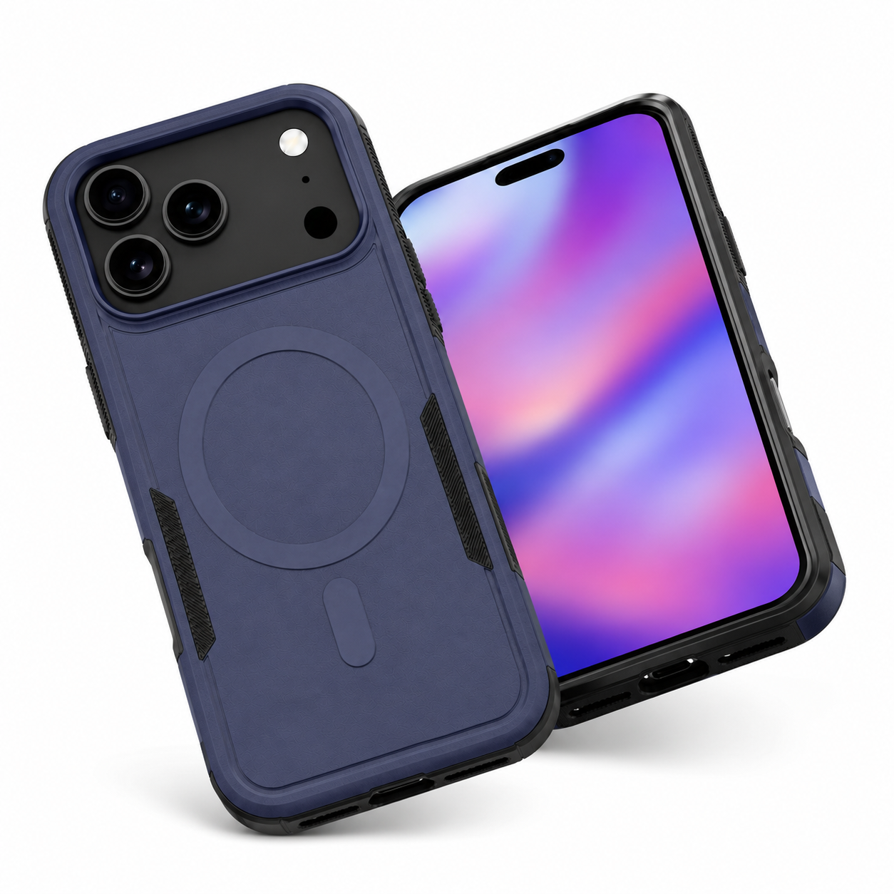 Navy iPhone 17 Pro Max Case featuring MagSafe Compatible Protective Phone Cover