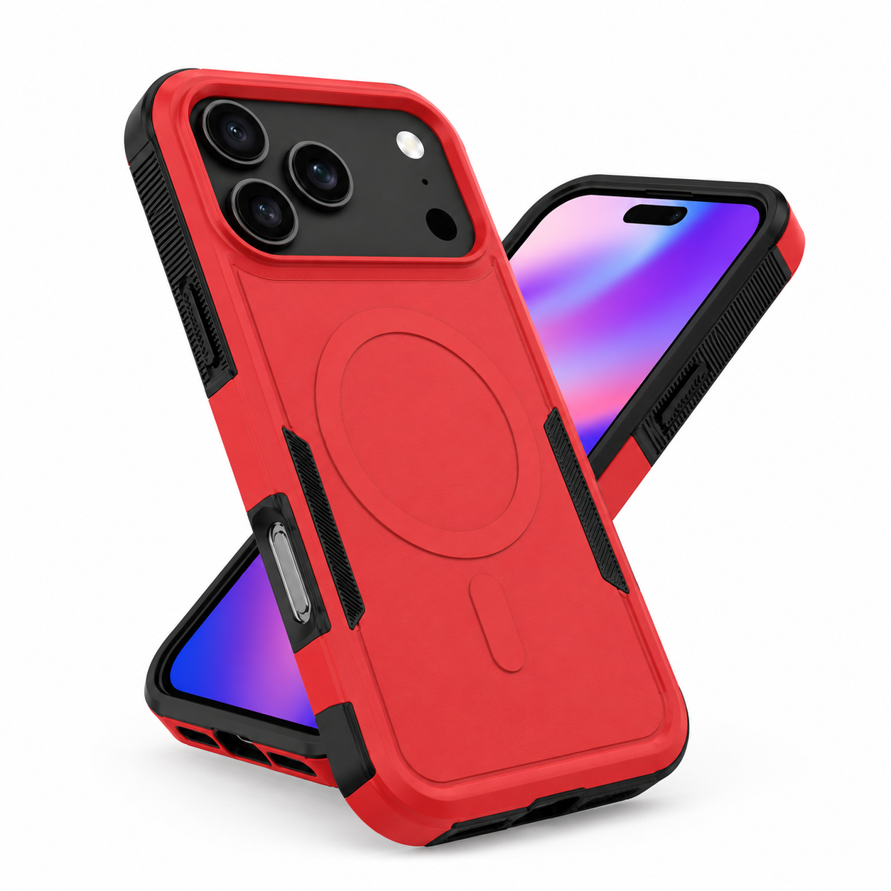 Premium Red Smartphone Case | MagSafe Compatible Phone Case | Slim Protective Cover