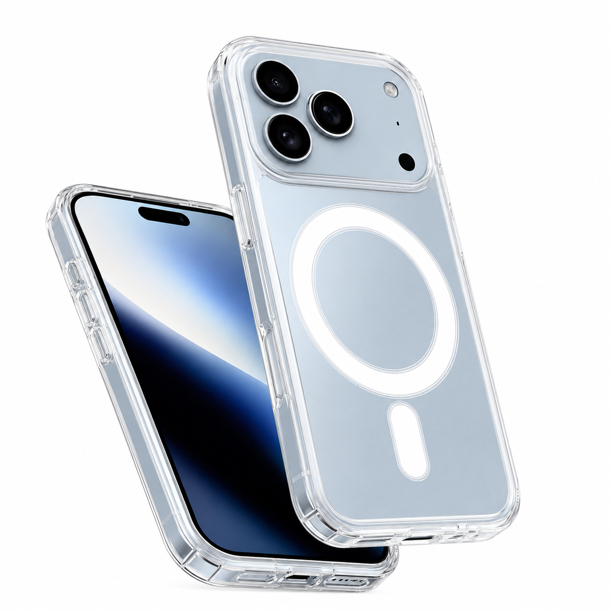 Slim Transparent Phone Case Military Grade MagSafe Case for iPhone 17 Pro