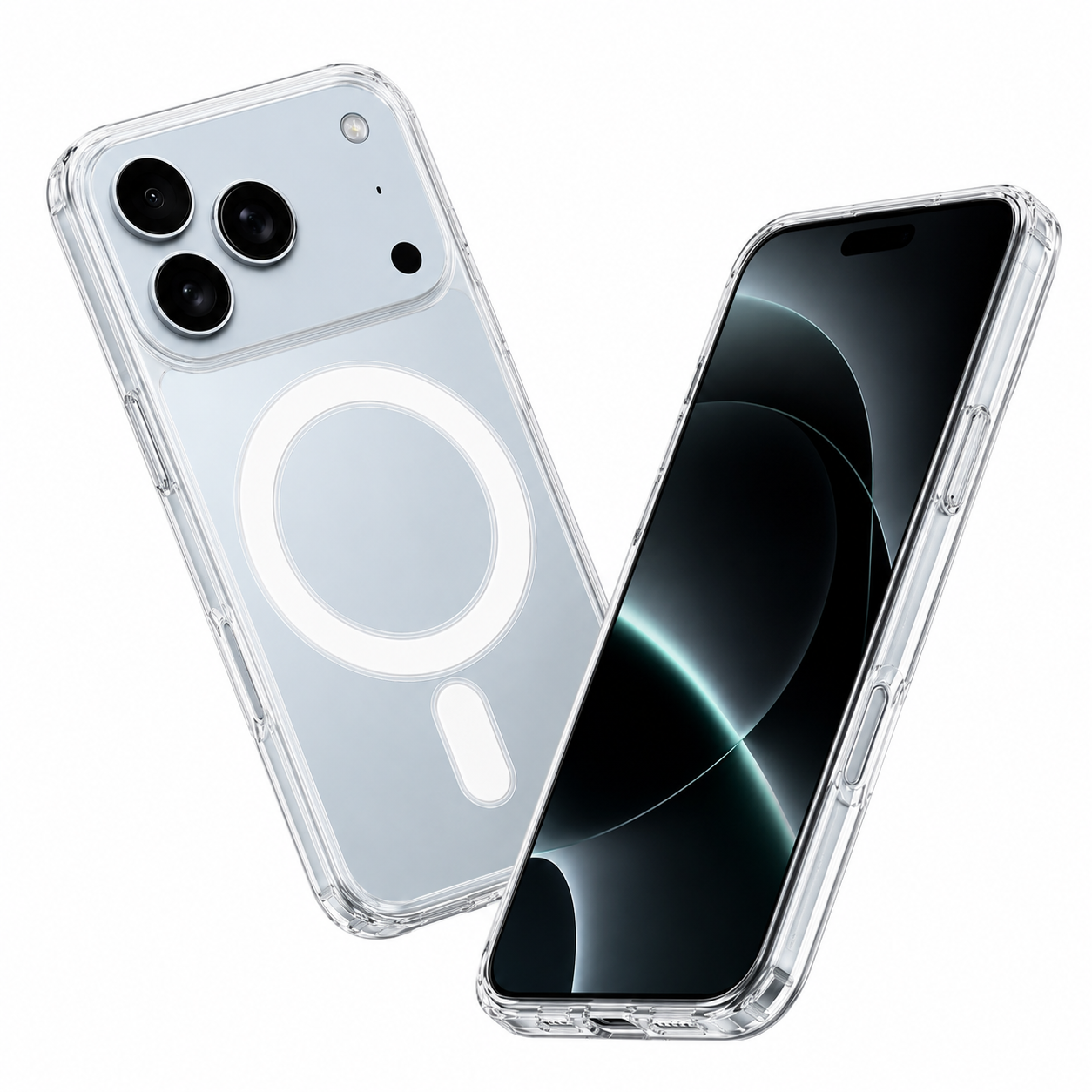 Transparent Mobile Cover for Apple iPhone 17 Pro Max Shockproof Case