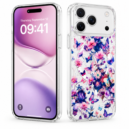 Premium Floral MagSafe Phone Case for iPhone 17 Pro Max Scratch Resistant Cover