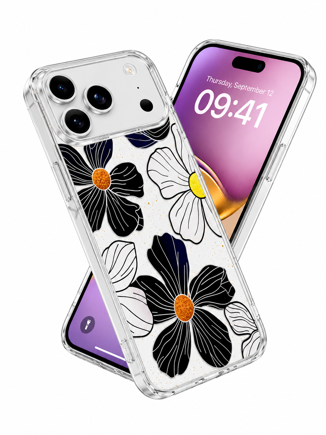 Designer Floral Phone Case for Apple iPhone 17 Pro with MagSafe Compatibility