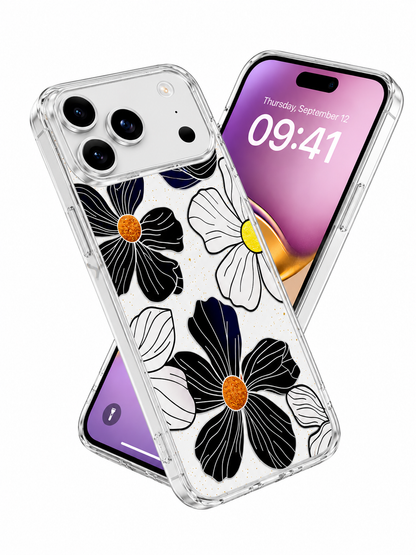 Designer Floral Phone Case for Apple iPhone 17 Pro with MagSafe Compatibility