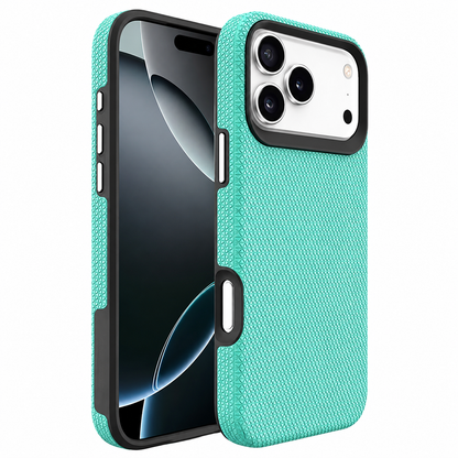 Apple iPhone 18 Pro Max Teal Triangle Protective Case Shockproof Slim Fit Cover