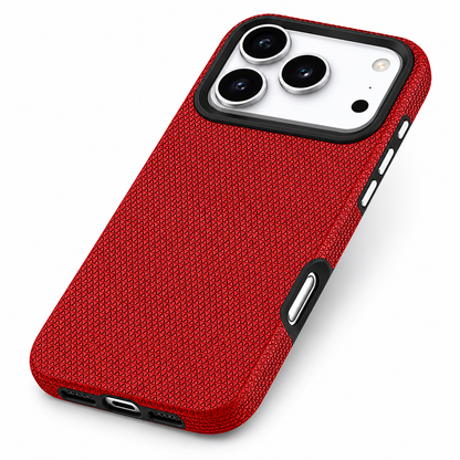 Luxury Red iPhone 17 Pro Max Case Slim Lightweight Rugged Protective Cover