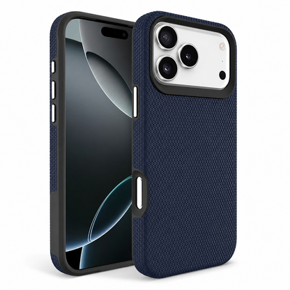 Apple iPhone 18 Pro Max Navy Triangle Protective Case Shockproof Slim Fit Cover