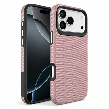 Apple iPhone 18 Pro Max Rose Gold Triangle Protective Case Shockproof Slim Fit Cover
