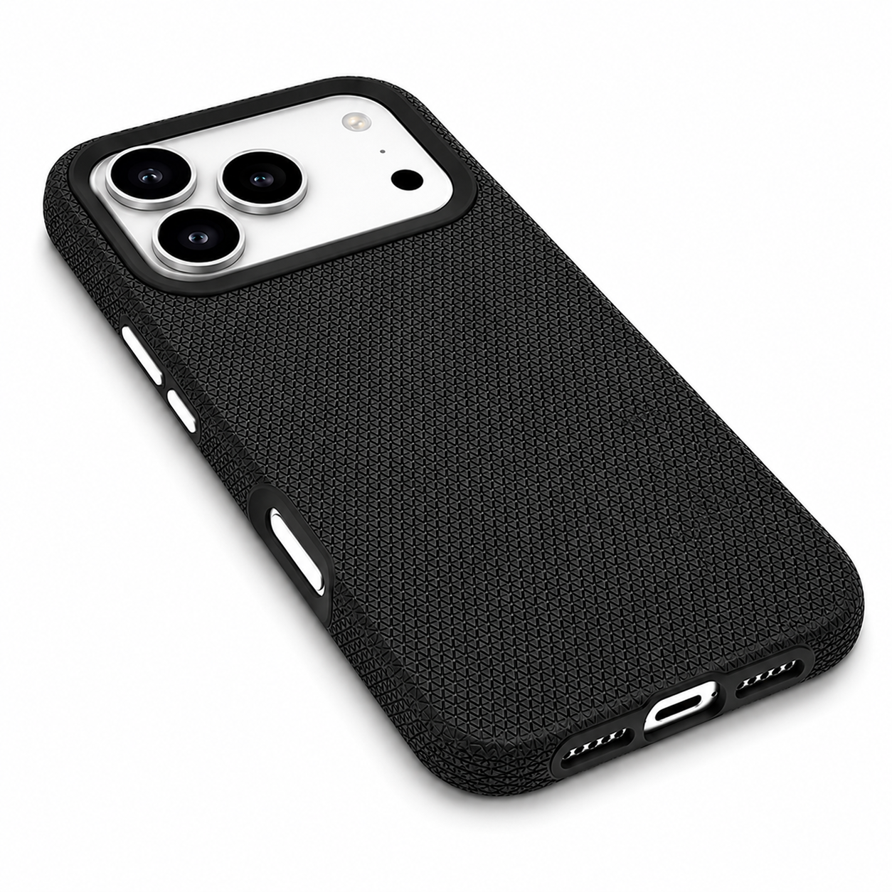 Premium Black Mobile Cover for Apple iPhone 17 Pro Max with Camera Protection