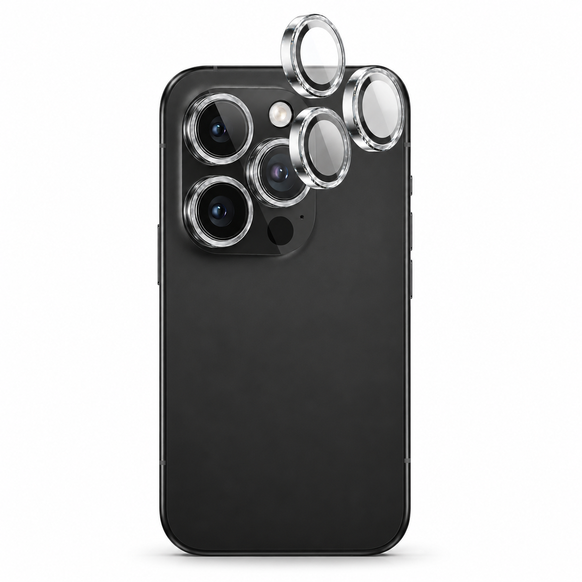 Camera Ring Protector for Apple iPhone 16 Pro Max - Clear