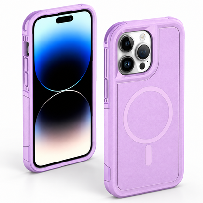 MagSafe Comm Protective Case for Apple iPhone 14 Pro Max - Light Purple - close-up design view