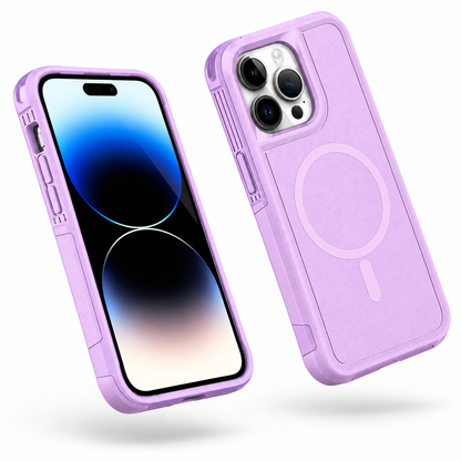 MagSafe Comm Protective Case for Apple iPhone 14 Pro - Light Purple - angled product view
