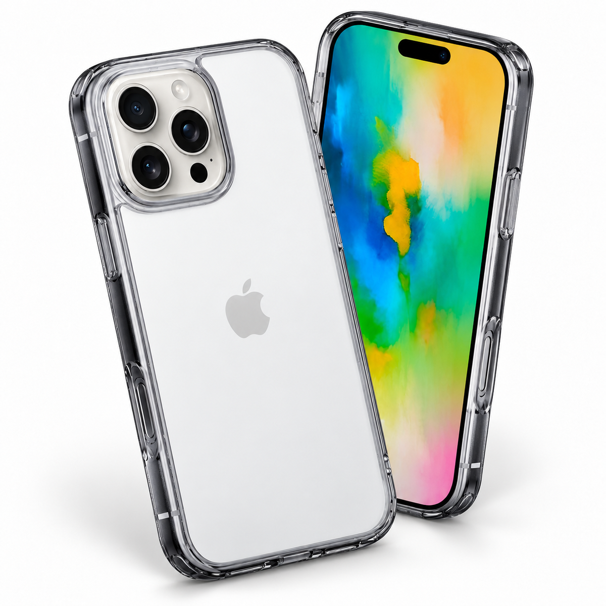 Crystal Clear Slim Protective Case for Apple iPhone 14 Pro Max - side profile product view