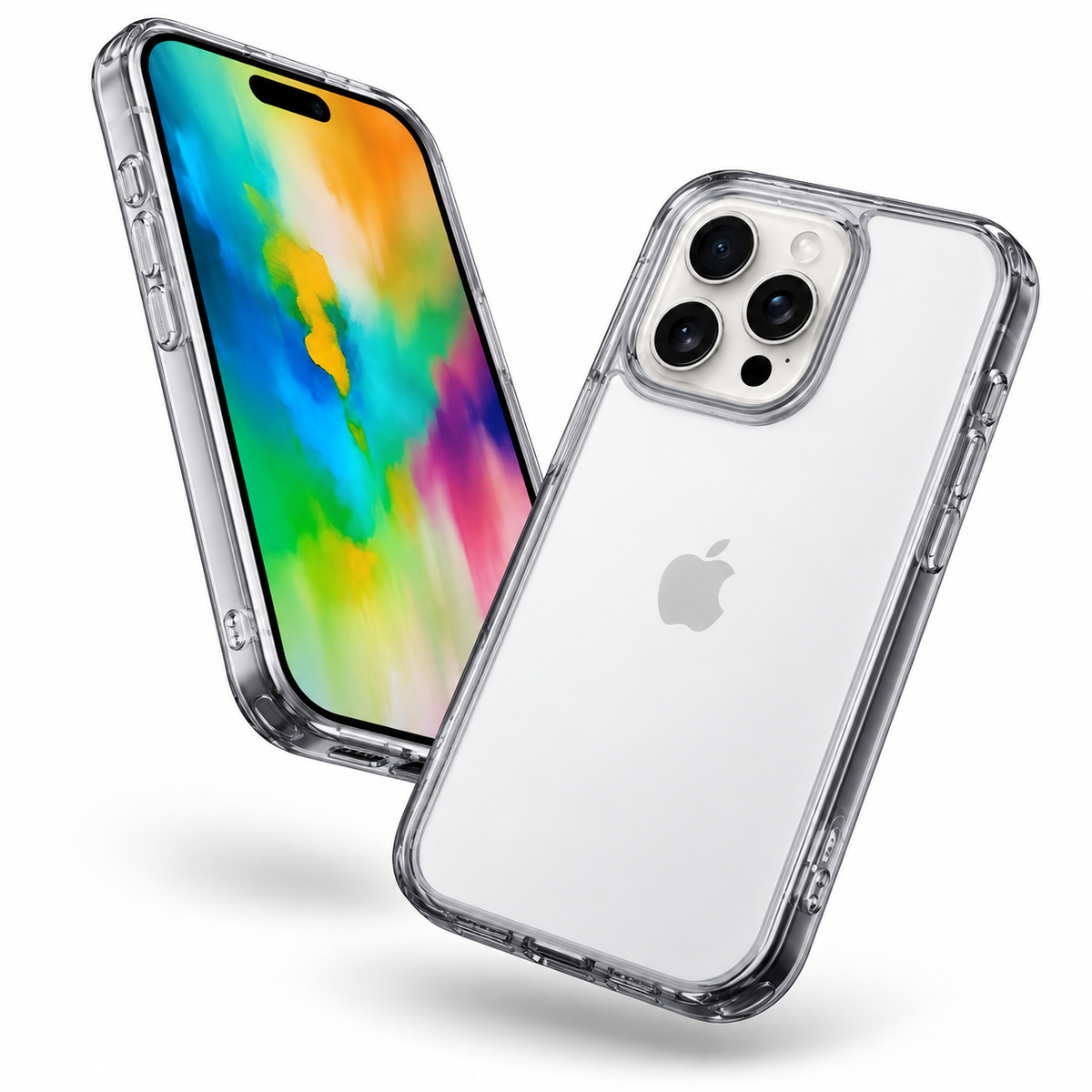 Crystal Clear Slim Protective Case for Apple iPhone 13 Pro Max - angled product view