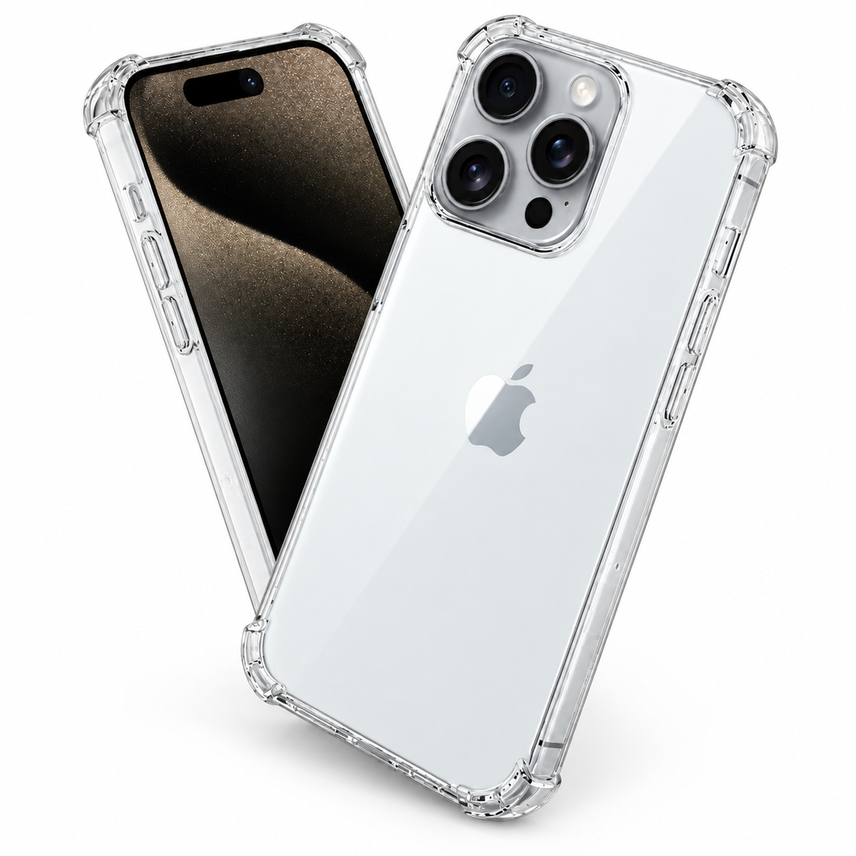 Clear Soft Edge Case for Apple iPhone 14 Pro - Transparent - side profile product view