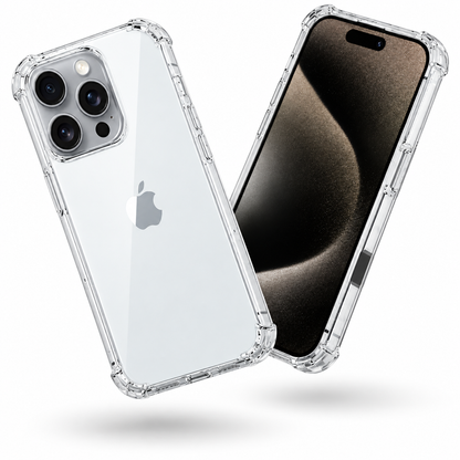 Clear Soft Edge Case for Apple iPhone 13 Pro Max - Transparent - angled product view