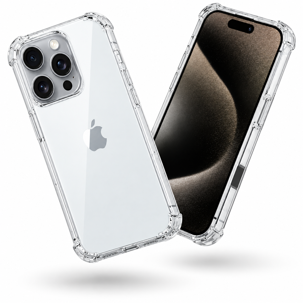 Clear Soft Edge Case for Apple iPhone 14 Pro Max - Transparent - angled product view