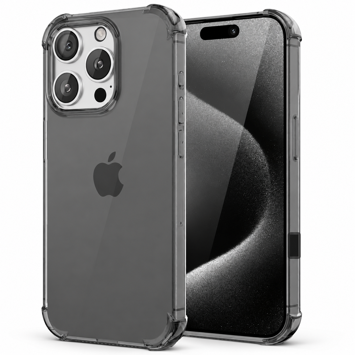 Smoke Soft Edge Case for Apple iPhone 13 Pro Max - Translucent Black - main product view