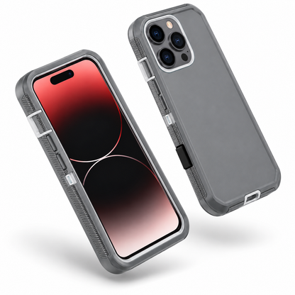 Triple Protection Case for Apple iPhone 16 Pro Max - Grey