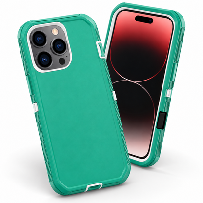 Triple Protection Case for Apple iPhone 16 Pro Max - Teal