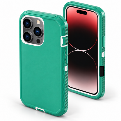 Triple Protection Case for Apple iPhone 16 Pro Max - Teal