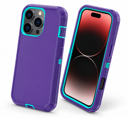 Triple Protection Case for Apple iPhone 14 Pro Max - Purple - alternate product view