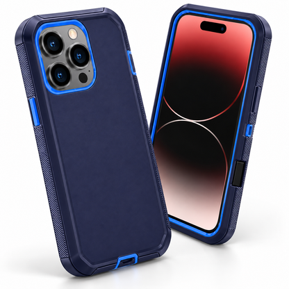 Triple Protection Case for Apple iPhone 14 Pro Max - Navy - alternate product view