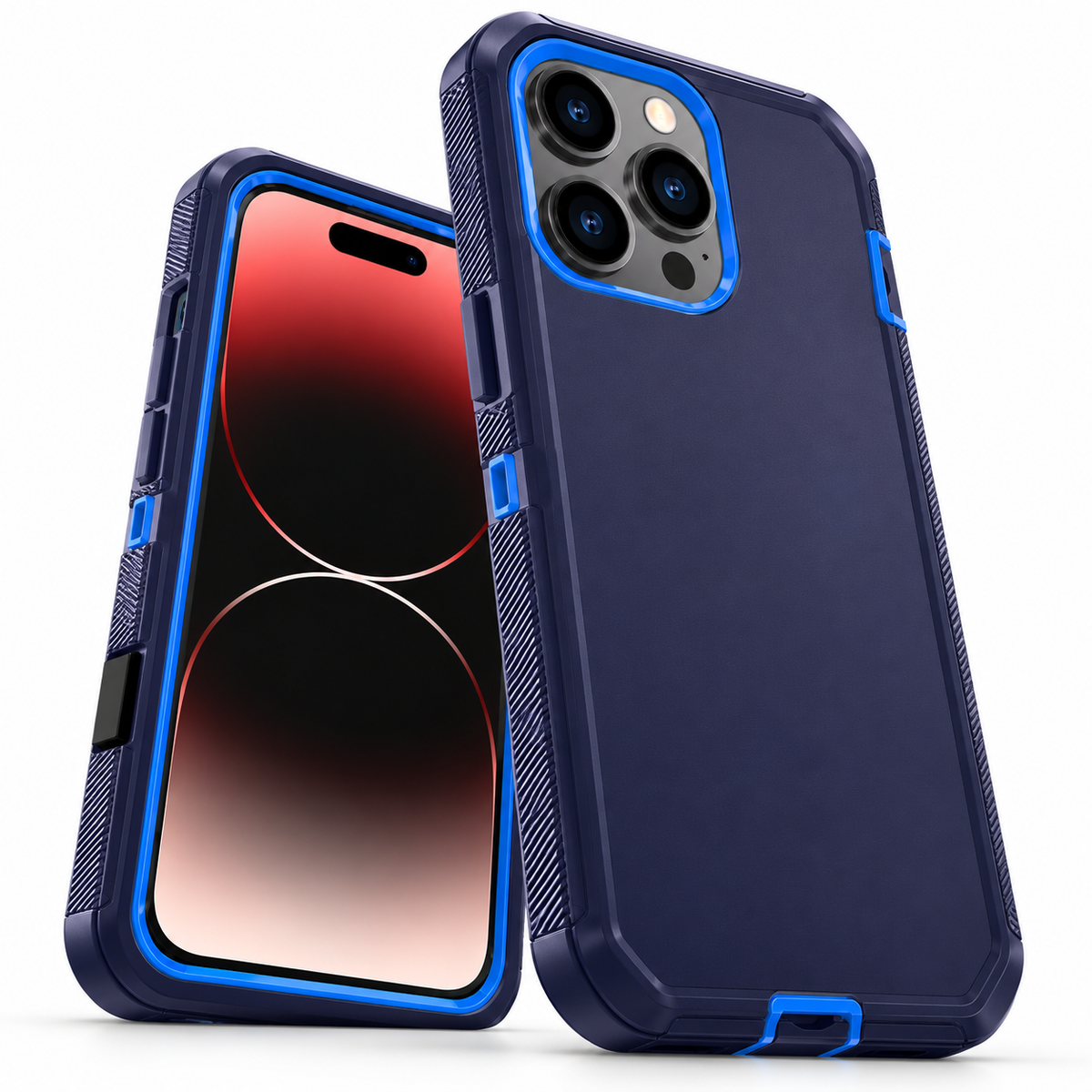 Triple Protection Case for Apple iPhone 16 Pro Max - Navy