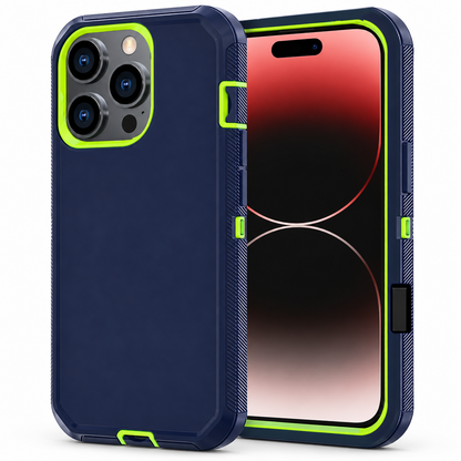 Triple Protection Case for Apple iPhone 14 Pro Max - Lime - main product view