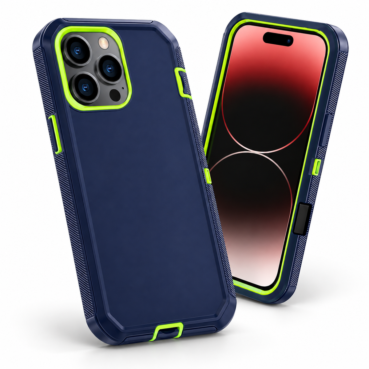 Triple Protection Case for Apple iPhone 16 Pro Max - Lime