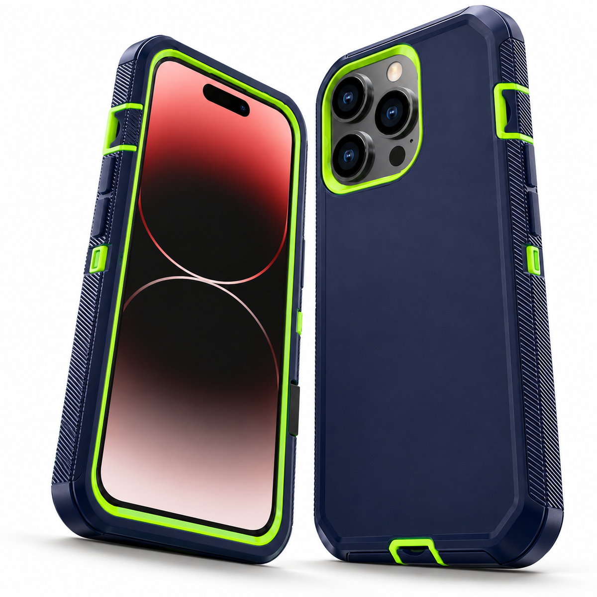 Triple Protection Case for Apple iPhone 16 Pro Max - Lime