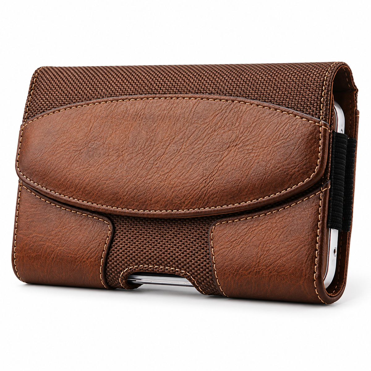 Horizontal Belt Loop Holster Case for Apple iPhone 14 Pro - Brown - main product view