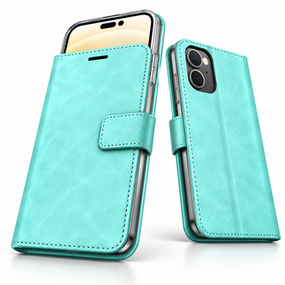 Photo ID Wallet Case for Apple iPhone 16 Pro Max - Teal