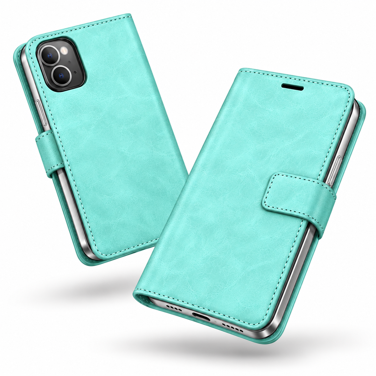 Photo ID Wallet Case for Apple iPhone 16 Pro Max - Teal