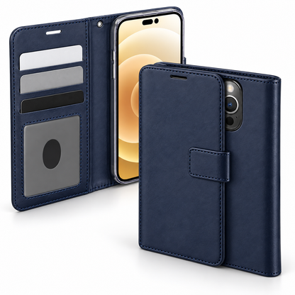 Photo ID Wallet Case for Apple iPhone 16 Pro Max - Navy