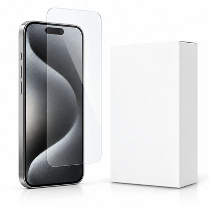 Sapphire Pro Tempered Glass for Apple iPhone 14 Pro Max - close-up design view