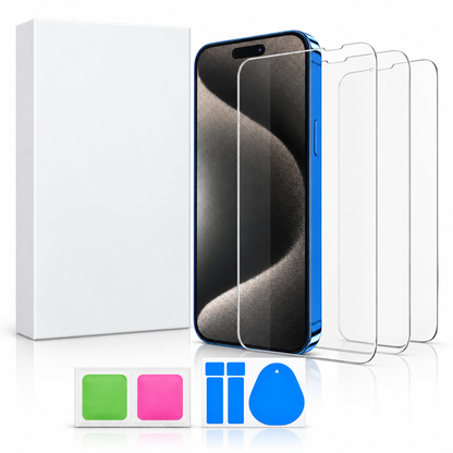 Clear Regular Tempered Glass for Apple iPhone 14 Pro Max - side profile product view